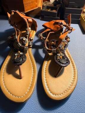 Odema Women's Bohemian Beaded Sandals